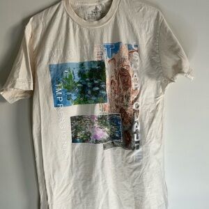 Monet Cream Graphic Tee - Short Sleeve